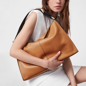 ALLSAINTS Edbury Extra Large Leather Shoulder Bag
